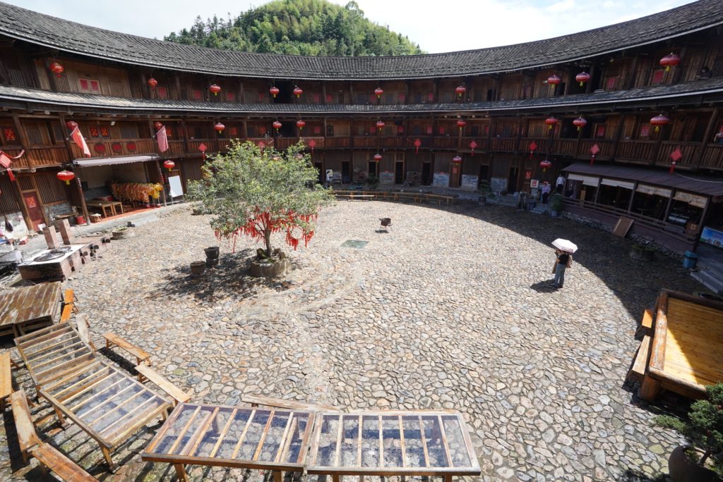 Traditional tulou building in Xiamen