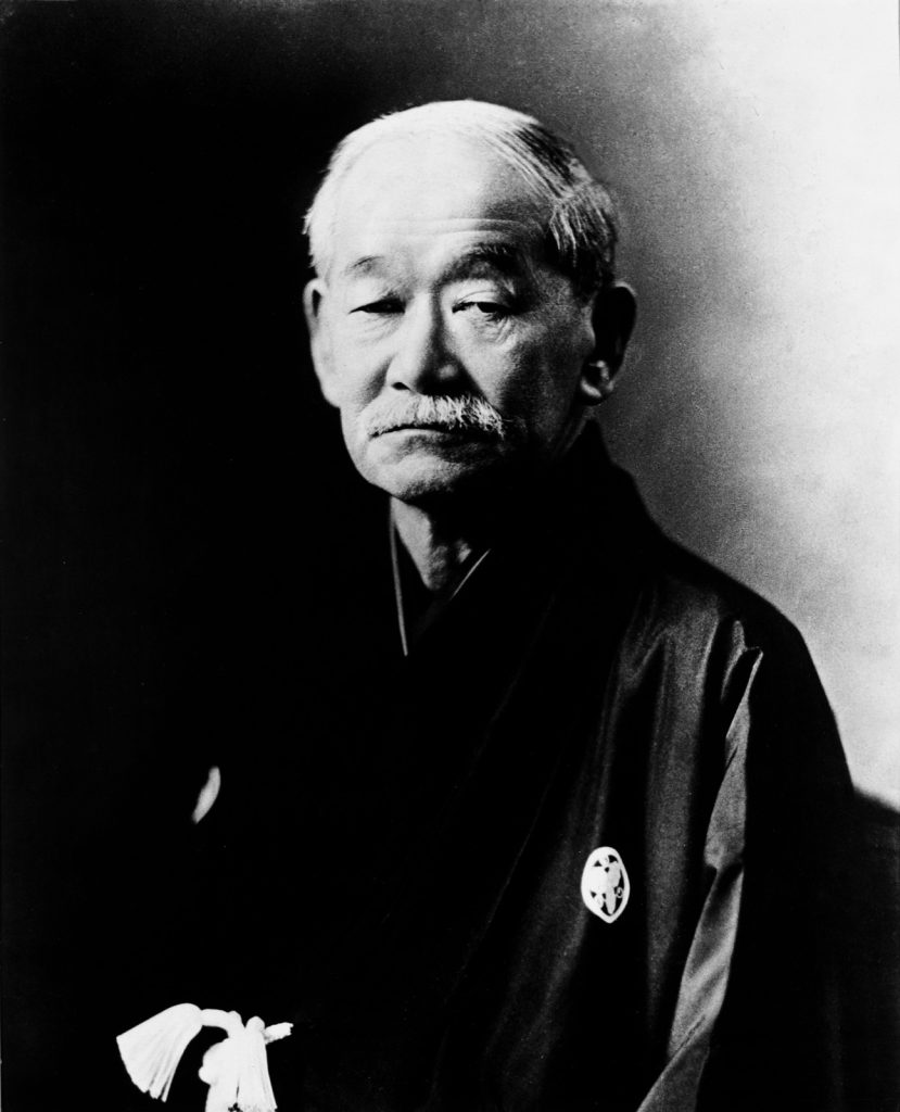 Black-and-white portrait of Jigoro Kano, founder of judo