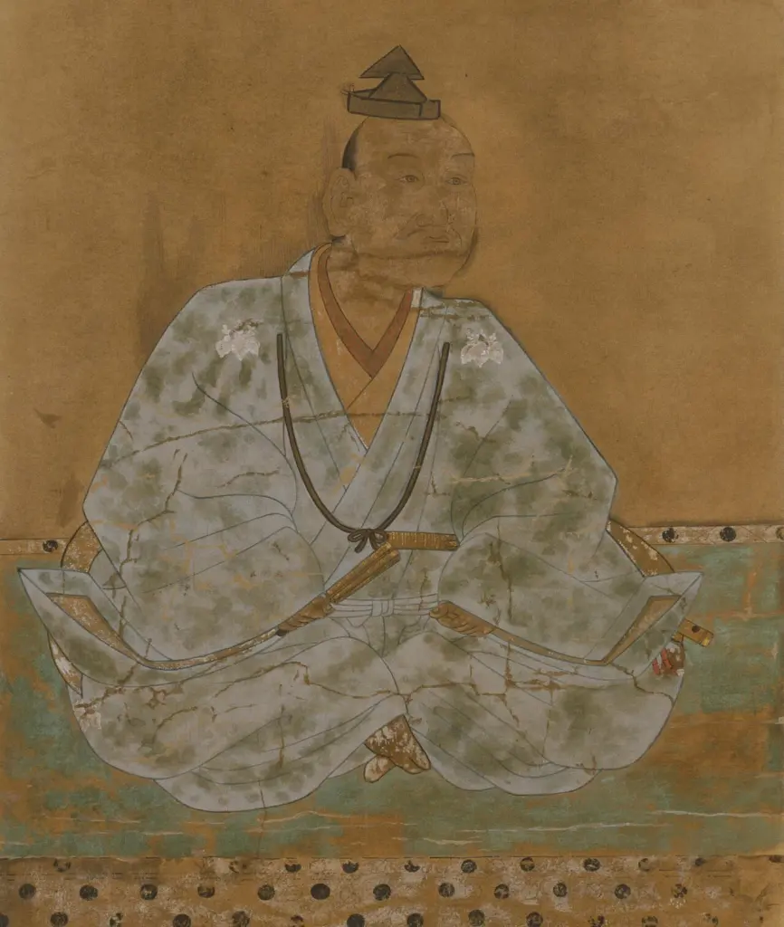 Hachisuka Masakatsu seated in ceremonial robes.