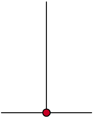 Simple floor-pattern diagram used for Shotokan Heian Sandan and Heian Godan