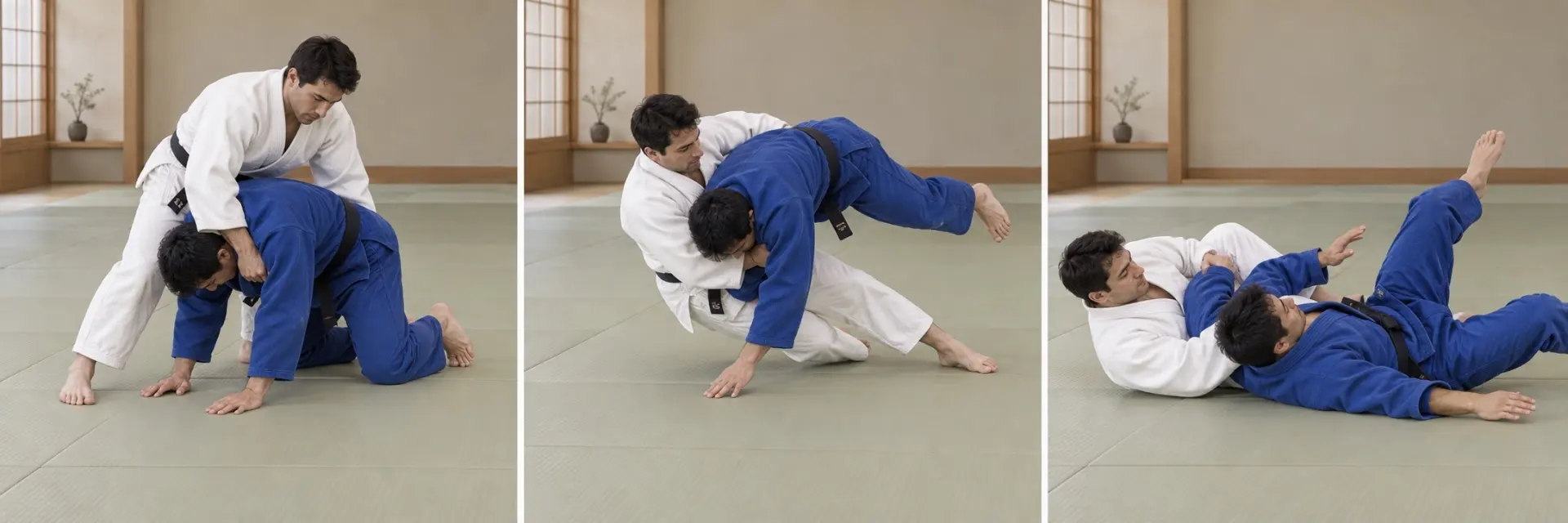 Daki-wakare technique shape: Complete the defining action.