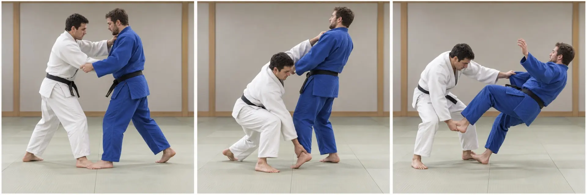 Kibisu-gaeshi technique shape: Complete the defining action.