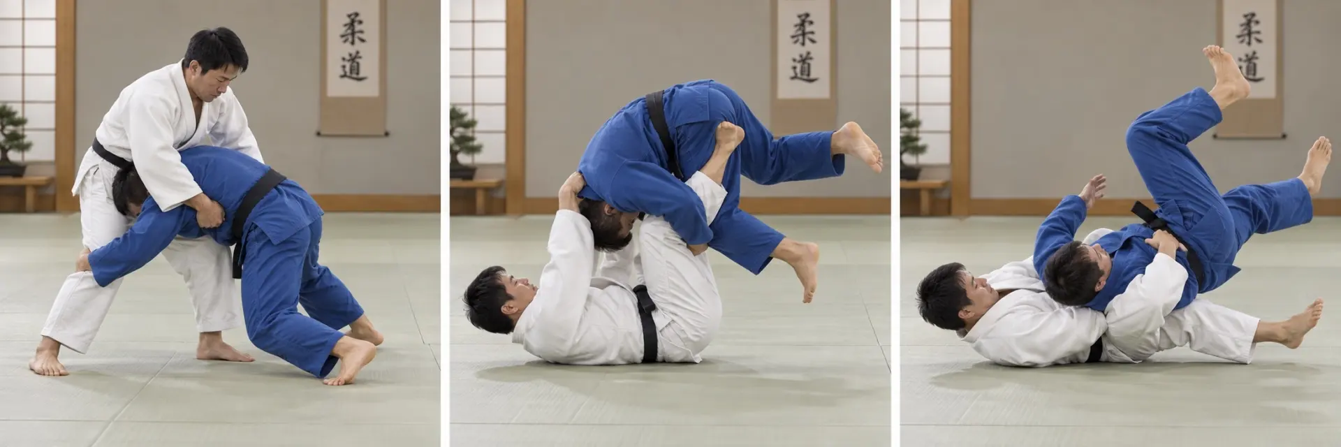 Tawara-gaeshi technique shape: Complete the defining action.