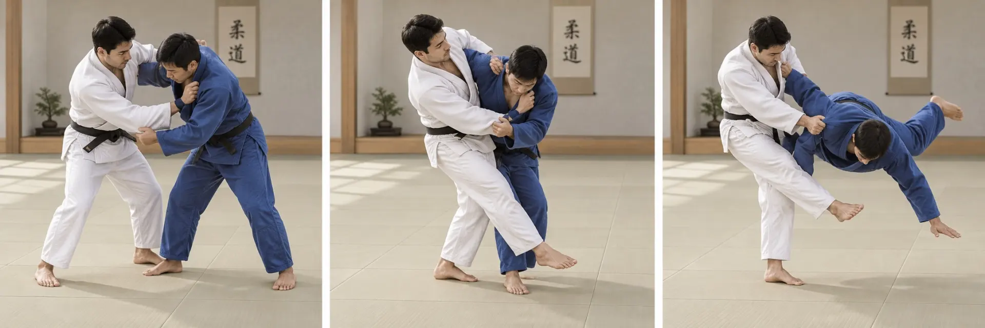 Yama-arashi technique shape: Complete the defining action.